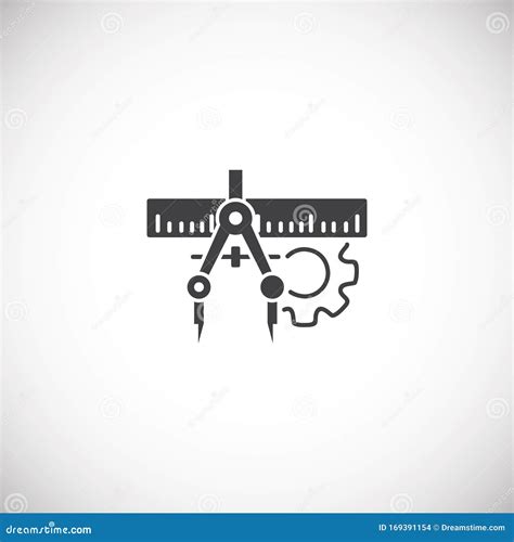 Engineering Related Icon on Background for Graphic and Web Design ...