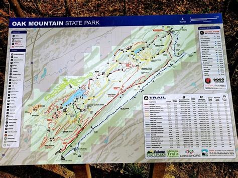 Oak Mountain State Park Map – Map Of The World