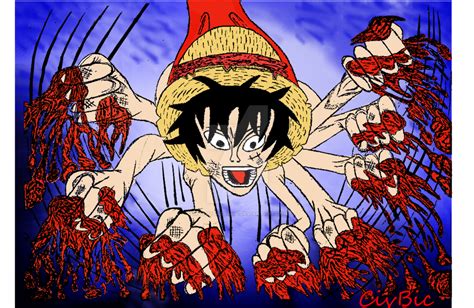 Luffy Gum Gum Gatling by CivillyBarbaric on DeviantArt