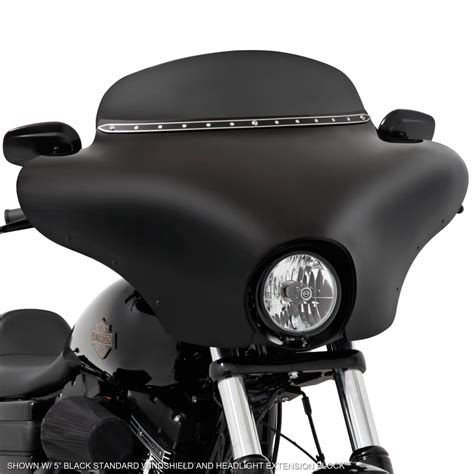 Black Batwing Fairing For Harley-Davidson Dyna Sportster Forty Eight ...