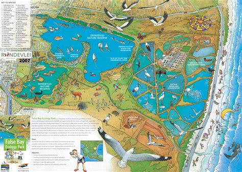 Map of False Bay Ecology Park - 2007