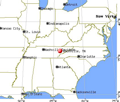 Knoxville Tennessee Map | World Map 07