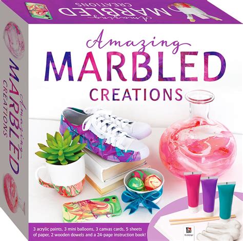 Amazing Marbled Creations Craft Kit - Craft Kits - Art & Craft - Adult ...