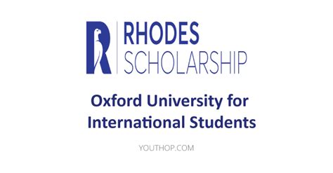 Rhodes Scholarships at Oxford University for International Students ...