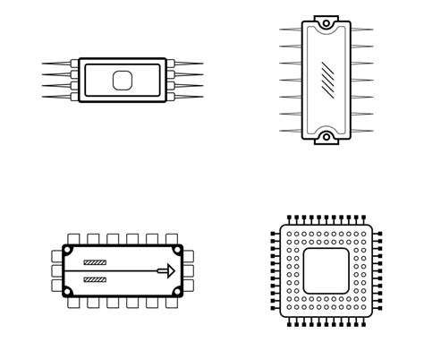 Collection of Linear Microcircuit 19021217 Vector Art at Vecteezy