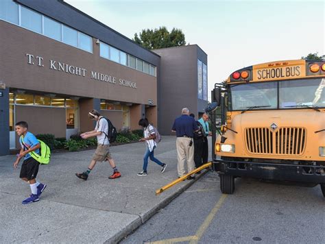 Gallery | First day back at Knight Middle School