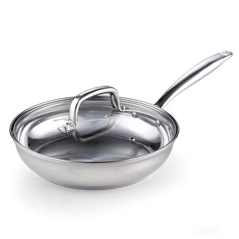 The Main Ingredients Stainless Steel 8" x 2" Deep Skillet Hanging Hole ...