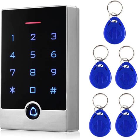 Security Door Access Control Keypad, RFID Keypad with ID Key Fobs, Stand-Alone Keypad, Support ...