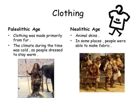 The differences between paleolithic and neolithic ages