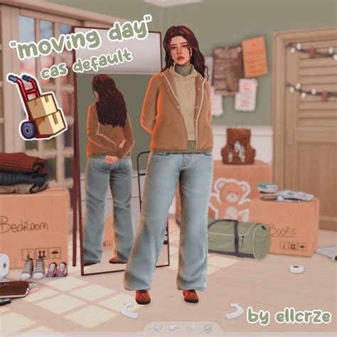 CAS Default : Moving Day by ellcrze | ellcrze on Patreon in 2022 | Sims ...