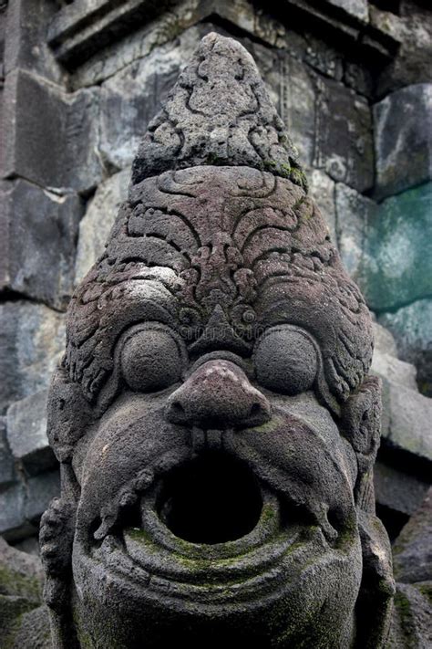 Statue at Borobudur Temple stock image. Image of tample - 116414849