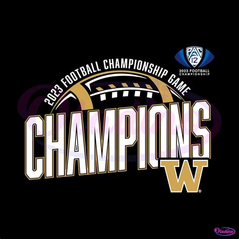 Washington Huskies Football Champions 2023 Svg