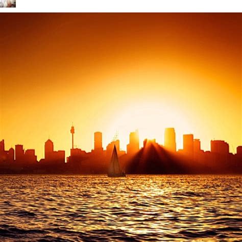 Sunset in Sydney | Scenic photos, Skyline, Beautiful nature