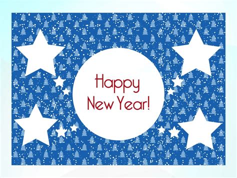 New Year Card Template Vector Art & Graphics | freevector.com