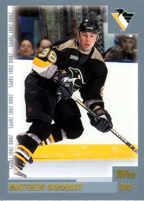 Matthew Barnaby - Player's cards since 1999 - 2001 | penguins-hockey-cards.com