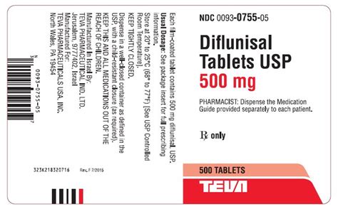 Diflunisal - FDA prescribing information, side effects and uses