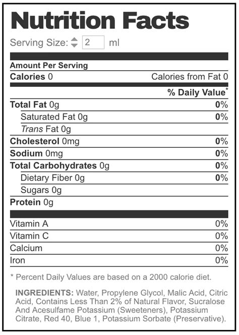 31 Crystal Light Ingredients Label - Labels Database 2020