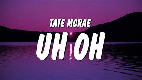 Tate McRae – Uh Oh (Visualizer) Lyrics + Mp3 Download