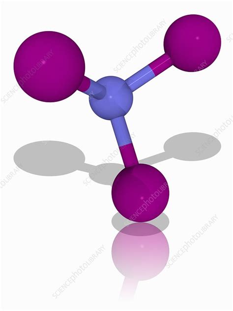 Nitrogen triiodide chemical compound molecule - Stock Image - F016/9916 - Science Photo Library