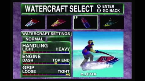 Recommended Watercraft Settings and Time Trial Course Difficulties for Wave Race 64 - YouTube