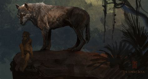 ArtStation - Akela watches over Mowgli, Vance Kovacs | Jungle book, Concept art, Concept art world