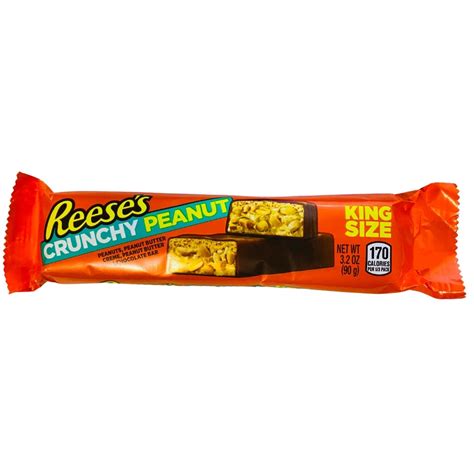 Reese's Crunchy Peanut King Size Bar - 3.2oz | Candy Funhouse – Candy ...