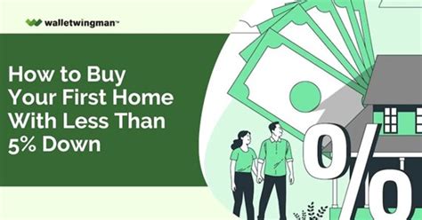 How to Buy Your First Home With Less Than 5% Down Payment?