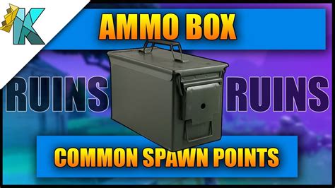 Fortnite - AMMO BOX Locations - RUINS - Resupply AMMO on the go - YouTube