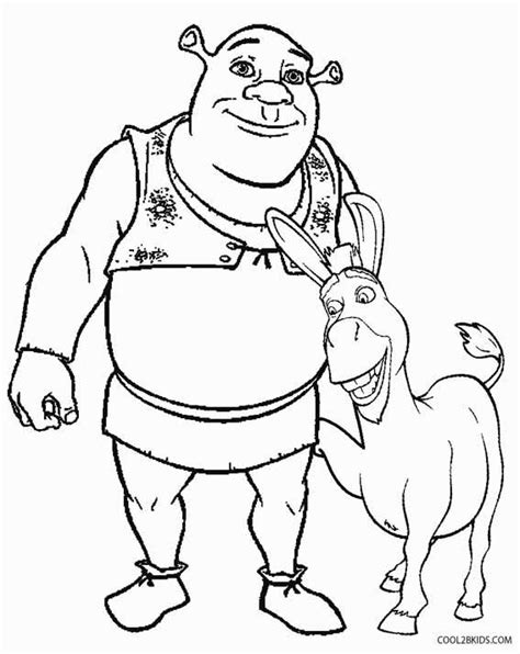 Printable Shrek Coloring Pages For Kids | Cool2bKids | Shrek, Free coloring pages, Coloring ...