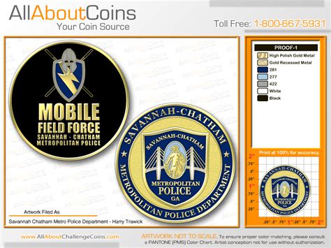 Designing Custom Police Challenge Coins