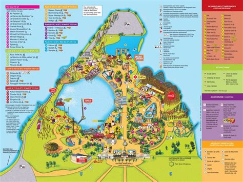 La Ronde Map and Brochure (2015 - 2023) | ThemeParkBrochures.net