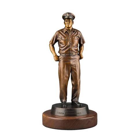 Admiral Nimitz Bronze Sculpture - Caswell Sculpture