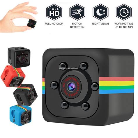 SQ11 Mini Camera HD 1080P Sensor Night Vision Camcorder Motion DVR Micro Camera Sport DV Video ...