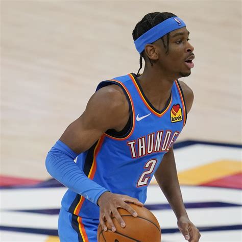 Shai Gilgeous-Alexander Out for Thunder vs. Lakers with Knee Injury ...