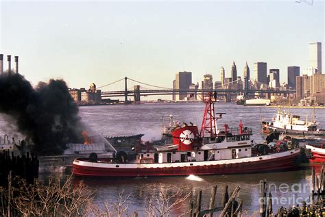 Gasoline barge explosion Photograph by Steven Spak | Pixels