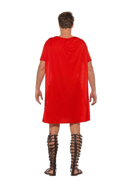 Roman Gladiator Costume Gold & Red