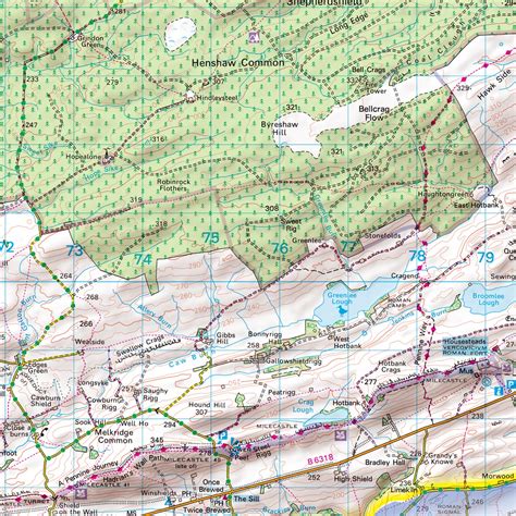 Northumberland National Park - Map Poster from Love Maps On...