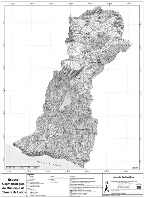 Geomorphological Map of Câmara de Lobos. | Download Scientific Diagram