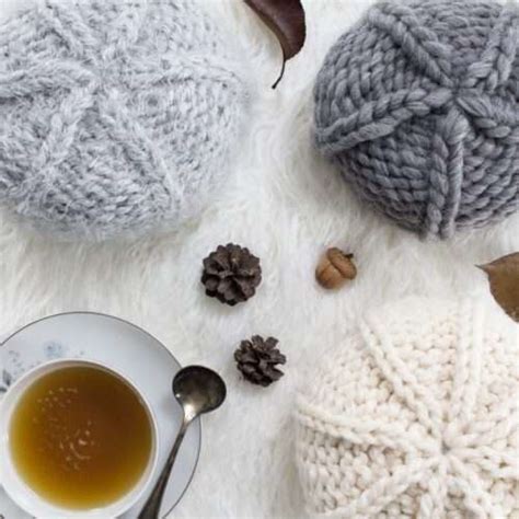 Quick & Easy Pumpkin Knitting Patterns : Cozy Home Fall Vibes!