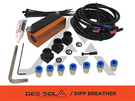 Differential Breather Kit - Gen 4 (3 Door & 5 Door) - Des Sol