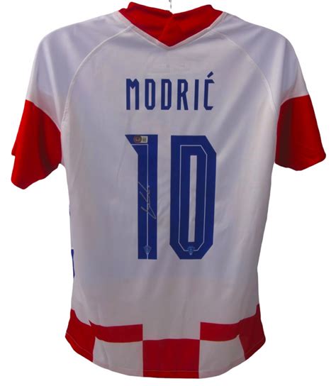 Luka Modric Signed Croatia National Team Jersey (Beckett) | Pristine ...