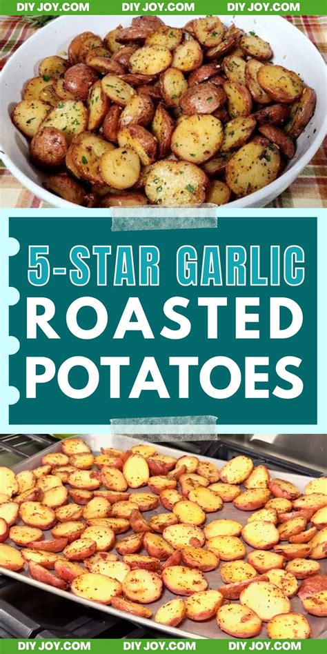 Easy 5-Star Garlic Roasted Potatoes Recipe