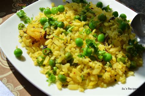 Su's Recipes: Poha (Flattened rice)