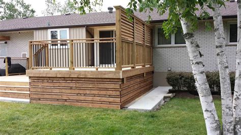 Horizontal Wood Deck Skirting • Decks Ideas