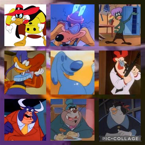 Darkwing Duck Villains Collage by DarkwingHomer on DeviantArt