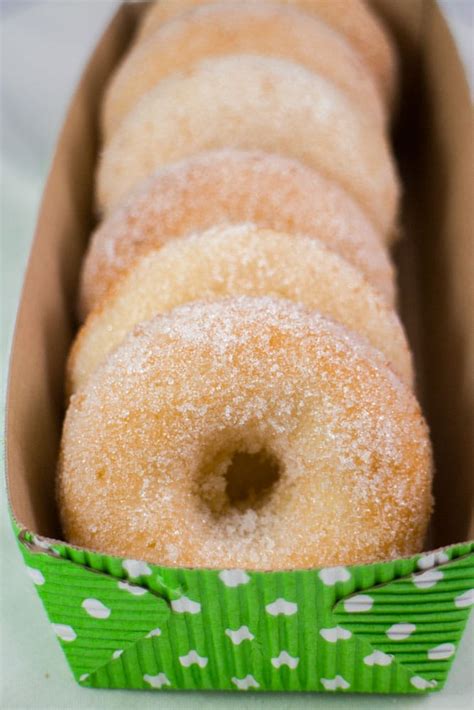 Homemade Baked Sugar Donuts - Brooklyn Farm Girl