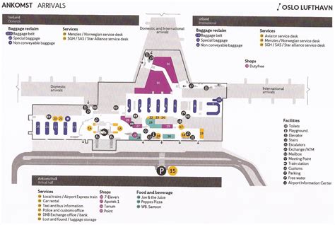 Oslo Airport (OSL) terminal map (Arrivals) - 2017 | mpar21 | Flickr