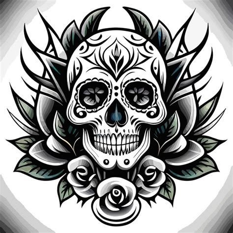 Premium Vector | Animal skull art illustration