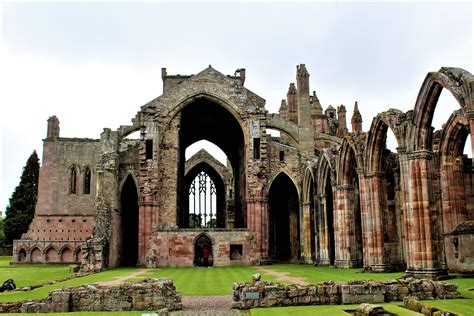 Scottish Borders region of Scotland is famous for landscapes and abbeys