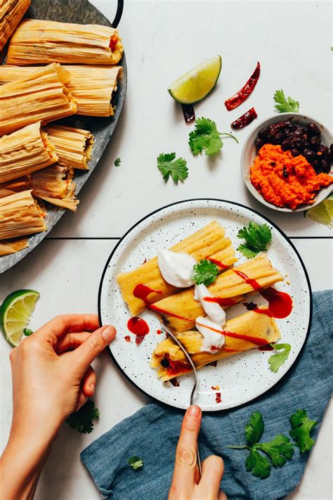 Sweet Potato Black Bean Tamales - Minimalist Baker Recipes